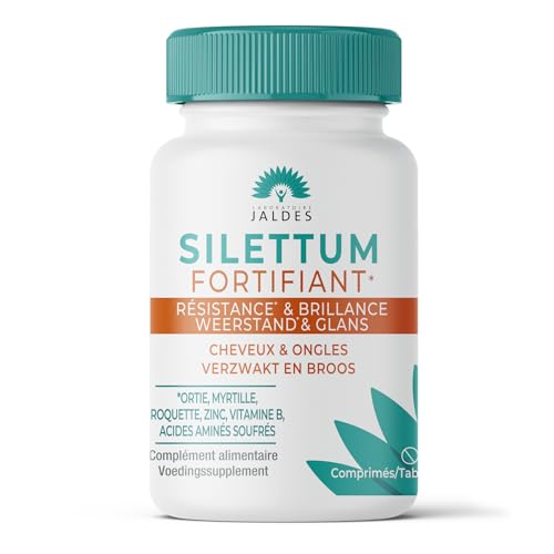 SILETTUM Fortifiant Pack Eco 180 Comprimés | Renforce les Cheveux et Ongles Fragiles et Cassants | Pour Cheveux et Ongle