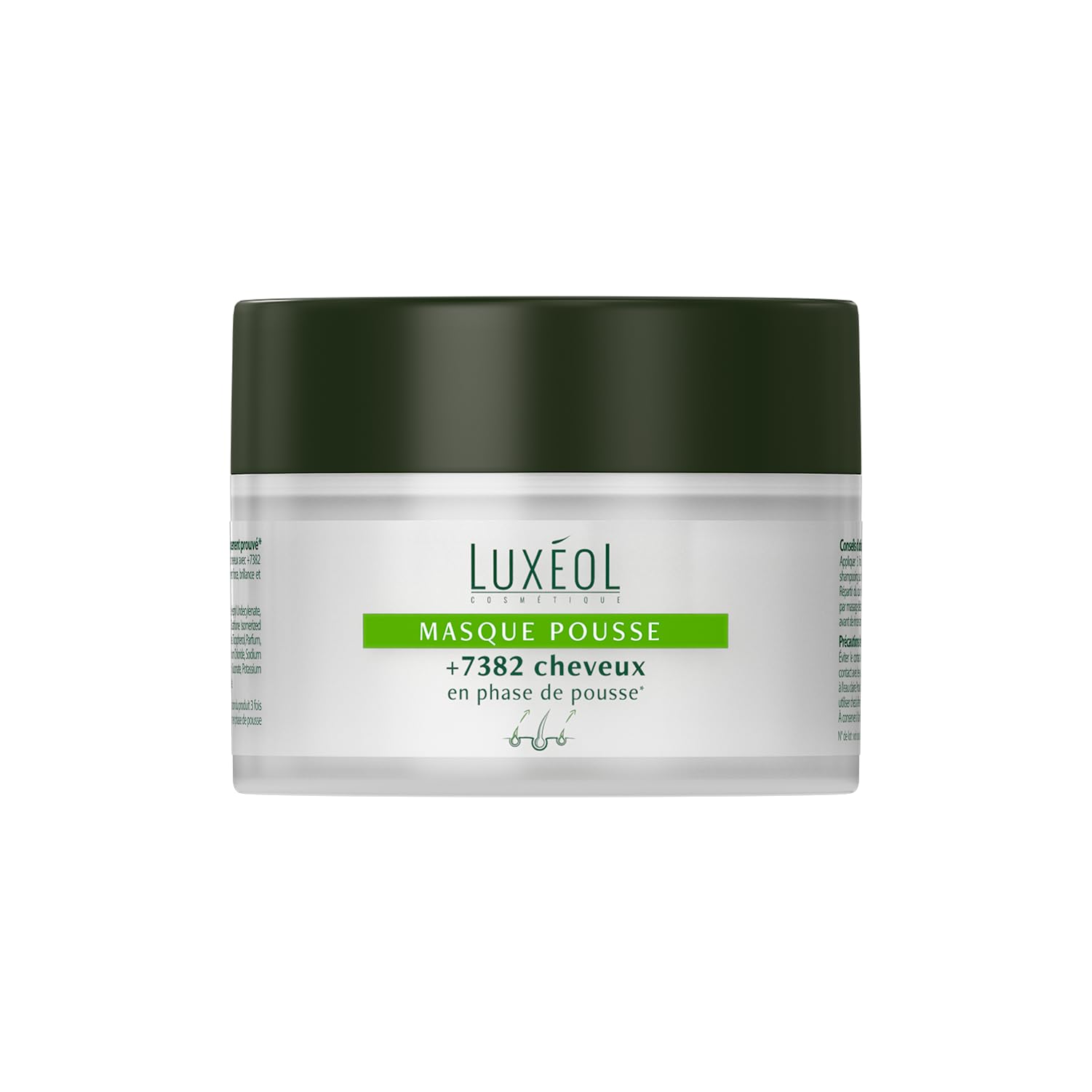 Masque Pousse Luxéol - Force & Densité - Cheveux Faibles - Cliniquement Prouvé - 200 ml