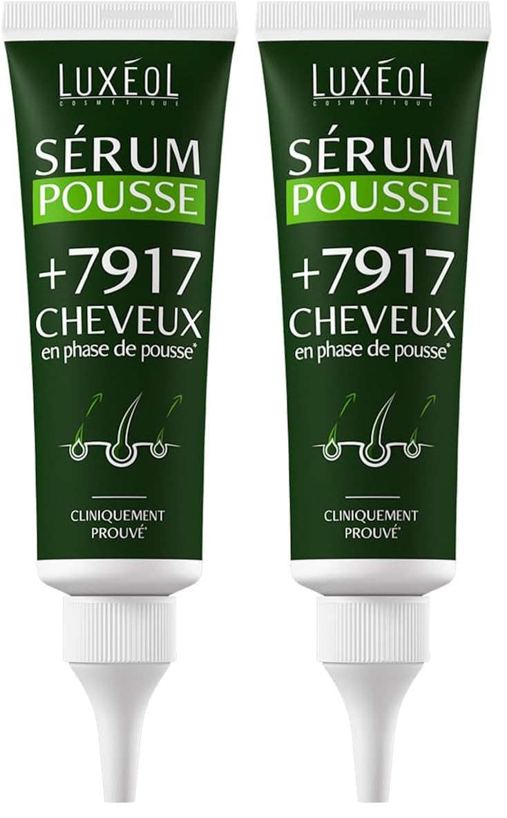 Luxéol - Sérum Pousse Cheveux - Stimule La Pousse & Densité - 98% Naturel - H/F - 50ml
